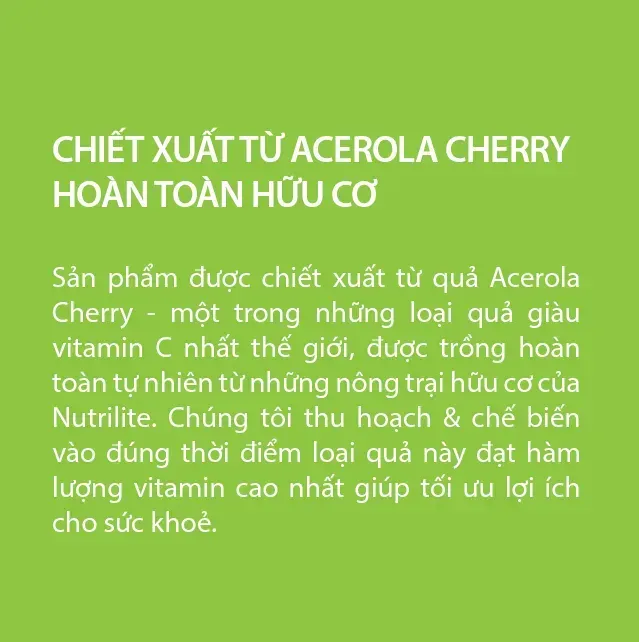 TPBS Nutrilite PhytoPowder - Bột uống tăng cường sức đề kháng vị Cherry (Hộp nhựa)