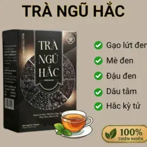 Trà Ngũ Hắc Thảo Mộc – Giúp Đen Tóc, Kích Mọc Tóc, Ngăn Rụng Tóc, Da Sáng Khỏe
