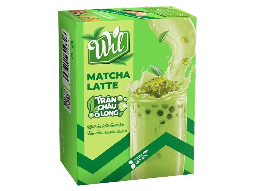 Trà sữa Wil vị matcha 260g Trà sữa Wil vị matcha 260g