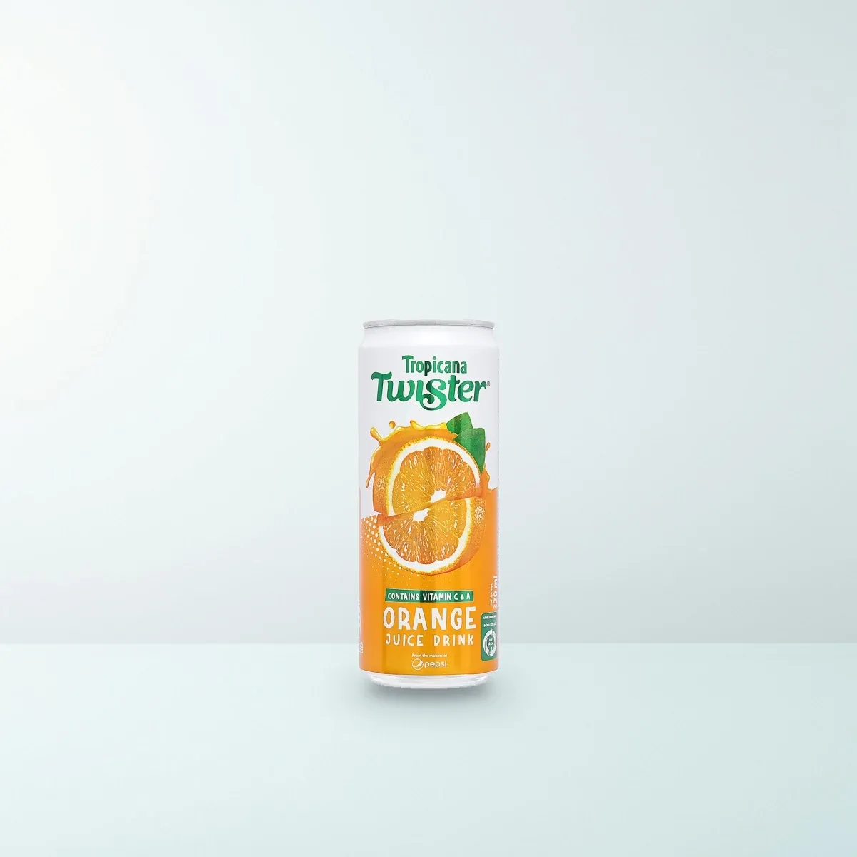 Tropicana Twister Orange Juice Drink Supplement (320 ml Can) Thực Phẩm Bổ Sung: Twister - Nước Cam Ép Nhãn Hiệu Tropicana (Lon 320 ml)