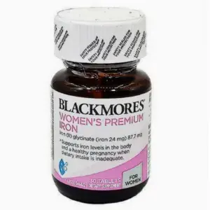 Viên Sắt cho Mẹ Bầu Blackmores Women's Premium Iron 30 viên - Giảm Thiếu Máu & Hỗ Trợ Thai Kỳ Khỏe Mạnh - S/P Chuẩn Úc