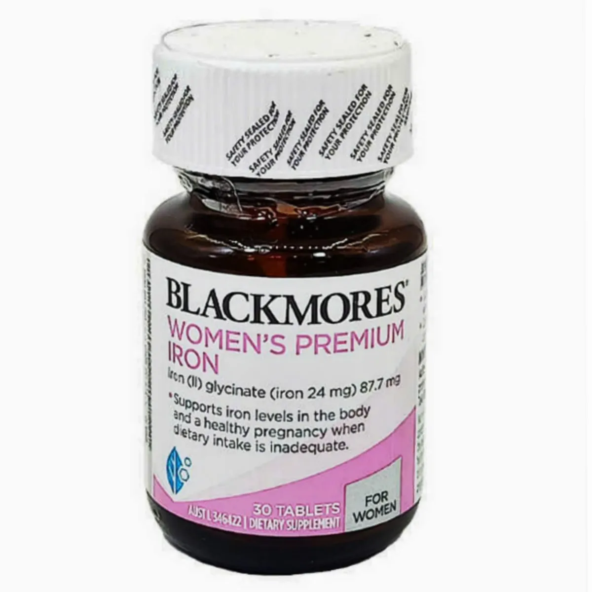Viên Sắt cho Mẹ Bầu Blackmores Women's Premium Iron 30 viên - Giảm Thiếu Máu & Hỗ Trợ Thai Kỳ Khỏe Mạnh - S/P Chuẩn Úc Viên Sắt cho Mẹ Bầu Blackmores Women's Premium Iron 30 viên - Giảm Thiếu Máu & Hỗ Trợ Thai Kỳ Khỏe Mạnh - S/P Chuẩn Úc
