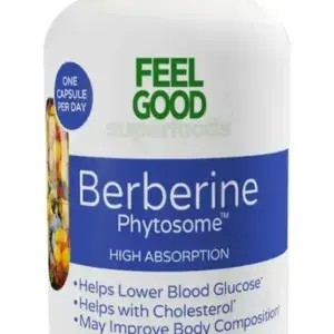 Viên uống Berberine Phytosome 120 viên - Hỗ trợ hạ đường huyết và cholesterol - Tối ưu hấp thụ, tự nhiên, thuần chay, Feel Good