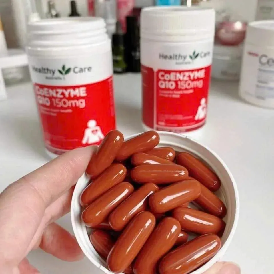 Viên Uống Bổ Tim Healthy Care CoEnzyme Q10 150 mg - Tăng Cường Sức Khỏe Tim Mạch & Năng Lượng - Hỗ Trợ Chức Năng Tim 100 viên - Hàng Chính Hãng Úc