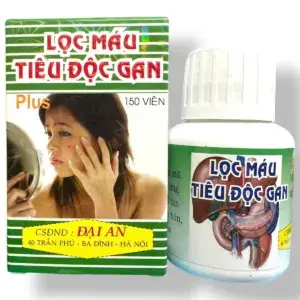 Viên uống Lọc Máu Tiêu Độc Gan hỗ trợ viêm gan, gan nhiễm mỡ, men gan cao - Hộp gồm 150 viên - Xuất xứ: Việt Nam - Mã số 2148