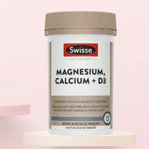 Viên uống Swisse Ultiboost Magnesium , Calcium + D3 |120 & 180 viên| Nâng cao sức khỏe cơ bắp & Phòng chống loãng xương [S/P Chuẩn Úc]