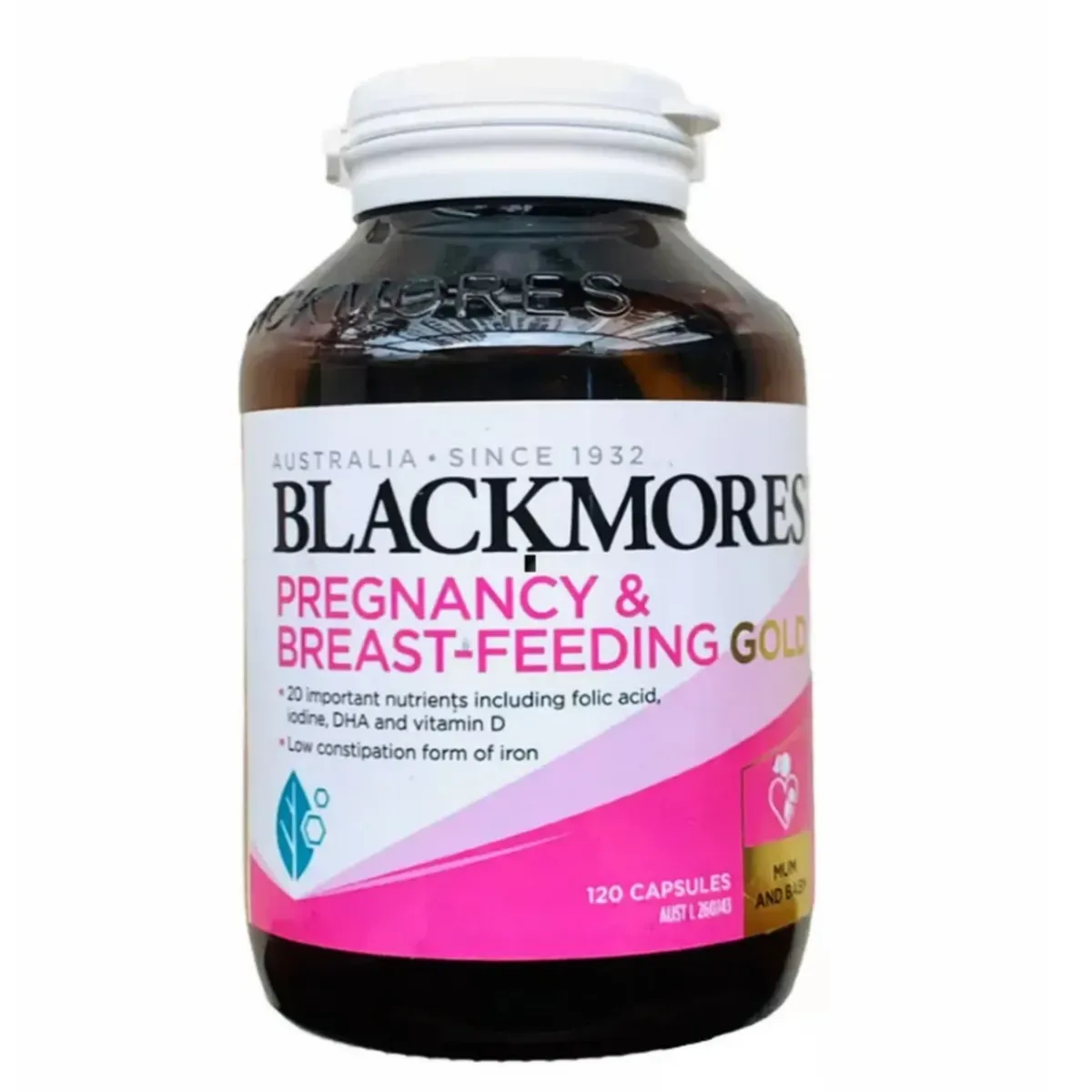 Vitamin Tổng Hợp Blackmores Pregnancy & Breastfeeding Gold - Dinh Dưỡng cho Mẹ Bầu & Mẹ cho Con Bú - Hỗ Trợ Sự Phát Triển cho Thai Nhi Vitamin Tổng Hợp Blackmores Pregnancy & Breastfeeding Gold - Dinh Dưỡng cho Mẹ Bầu & Mẹ cho Con Bú - Hỗ Trợ Sự Phát Triển cho Thai Nhi