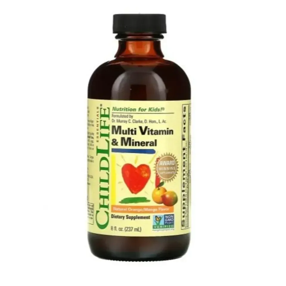 Vitamin Tổng Hợp ChildLife cho Trẻ Từ 6 Tháng Đến 12 Tuổi 237ml - Hỗ Trợ Phát Triển Sức Khỏe, Tăng Cường Đề Kháng Từ Mỹ Vitamin Tổng Hợp ChildLife cho Trẻ Từ 6 Tháng Đến 12 Tuổi 237ml - Hỗ Trợ Phát Triển Sức Khỏe, Tăng Cường Đề Kháng Từ Mỹ