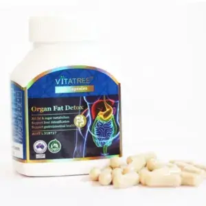 Vitatree Viên Uống Hỗ Trợ Thải Độc Mỡ Nội Tạng Organ Fat Detox 60 Viên